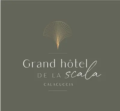a logo for grand hotel de la sabbia at Grand Hôtel de la Scala in Calacuccia