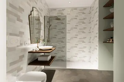 a bathroom with a sink and a mirror at Grand Hôtel de la Scala in Calacuccia