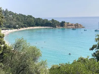 a group of people swimming in a large body of water at Villa mina in Ghisonaccia