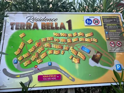 a sign for the resistance terra belli game at Bella Vista 34 , T2 vue mer, piscine ,climatisé Porticcio in Porticcio