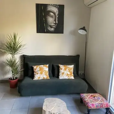 Appartement cosy climatisé dans résidence fermée