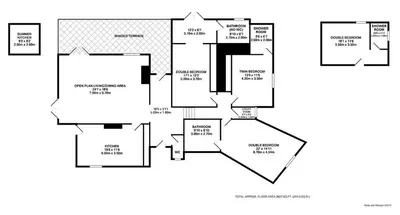 a block diagram of a house at I Vaddi in Porto-Vecchio
