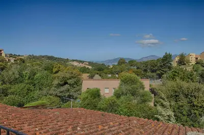 a view from the roof of a building at Appartement 318 Paesolu 1 PORTICCIO in Porticcio