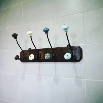 a group of four electrical cords hanging on a wall at Location Casa Di Lesia à Sotta / Porto-Vecchio in Sotta