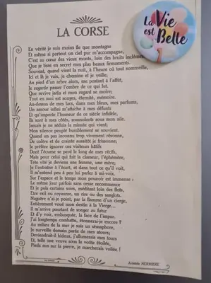 a page of a book with a donut on it at Cocooning au cœur de la cité Impériale in Ajaccio