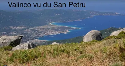 a view from the top of a hill at Villa Piazzola in Petreto-Bicchisano