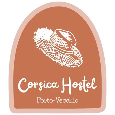 a drawing of a corica hotel porto verdesida label at Corsica Hostel Porto-Vecchio, partie dortoirs in Porto-Vecchio