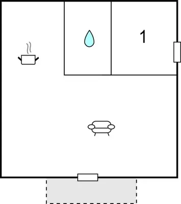 a schematic diagram of the experimental apparatus at Stunning Home In Afa With Wifi in Afa