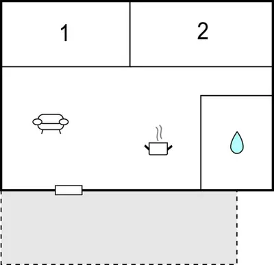 a diagram of the reaction of two different liquids at Cozy Home In Piscia Rossa With Wifi in Afa