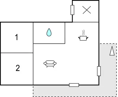 a block diagram of a block diagram of a block diagram at 2 Bedroom Stunning Home In San-Giuliano in San-Giuliano