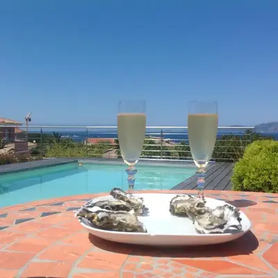 villa 4 etoiles 3 chambres vue mer ajaccio