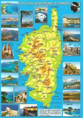 a map of ireland with cities and towns at Soleil & mer sur la Costa Verde in Cervione