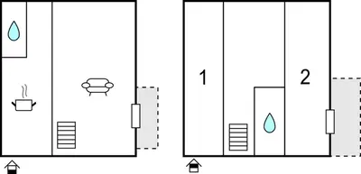 a diagram of a laboratory with three different diagrams at Cozy Home In Sollacaro With Wifi in Sollacaro