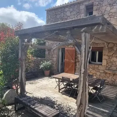Cottage bergerie en pierres avec jacuzzi en corse 6 personnes