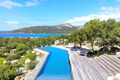 an image of a swimming pool at a resort at Casa Rocca Di Pianotolli in Pianottoli-Caldarello