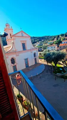 a view of a building from a balcony at Splendide T2 Piana in Piana