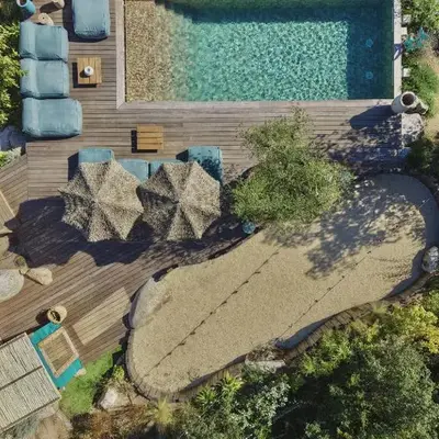 Bohemian Villa with Heated Pool near beach