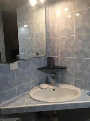 a bathroom with a sink and a mirror at Quadrale in Sotta