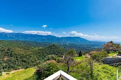 a view of the mountains from a house at Casa Ultima - Superbe vue proche Ajaccio in Sarrola-Carcopino