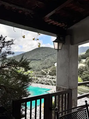 a view from the balcony of a house at Nouveau ! Villa avec piscine - Sainte-Marie-Siché in Santa-Maria-Siché