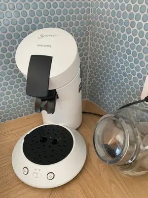a coffee maker sitting on a counter next to a mixer at Bella Vista in SantʼAntonino