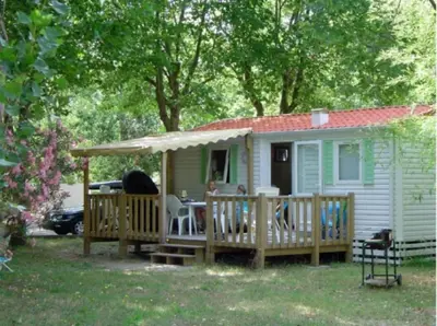 a floor plan of a house at Camping - ccbbgaf in Ghisonaccia
