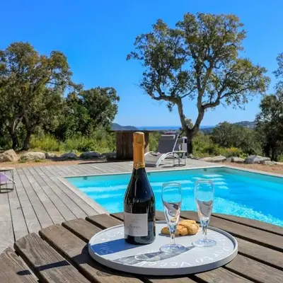 Villa Amacali vue mer piscine chauffée climatisée