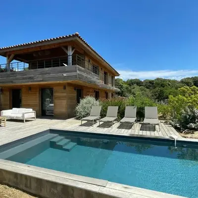 Modern Villa With Sea View In Corsica