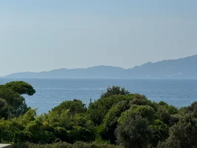 a view of a body of water with trees at La bella Vista di Civita de Pietrosella in Pietrosella