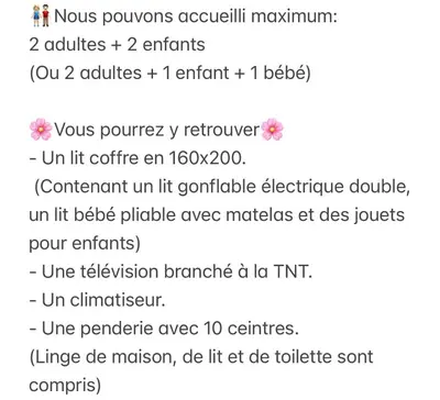a screenshot of a cell phone with the number of nutrients at Studio vue sur les clémentiniers in Santa-Lucia-di-Moriani
