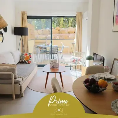 Filori - T2 avec piscine chauffée et plage privée