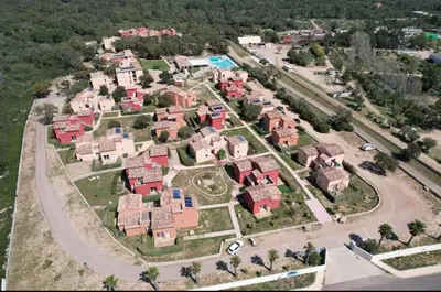 an aerial view of a residential estate at Mini Villa - Les Hameaux de Saint Cyprien in Lecci