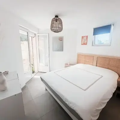 Appartement T3 vue mer et coucher de soleil sur les Îles Sanguinaires - climatisé