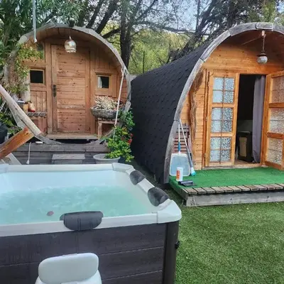 Cabane Sauna & Jacuzzi Hiver