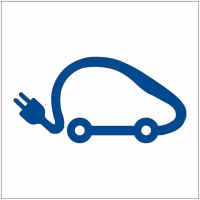 a drawing of a car with a hand waving at Hotel le Dauphin in Ajaccio