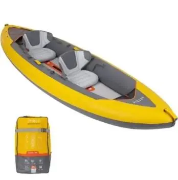 a yellow boat with white seats and a cell phone at Horizon bleu in Ventiseri