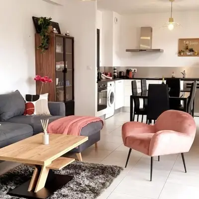 Godichard Apartment in a residence for 46 people with swimming pool and