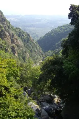 a view of a valley in a mountain with trees at Apartment Sole e Ventu 50qm by Interhome in San-Giovanni-di-Moriani