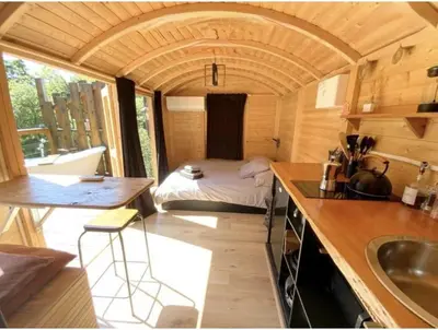 Gallery image of Tiny house Murato - Terrace on stilts - Nature in Murato