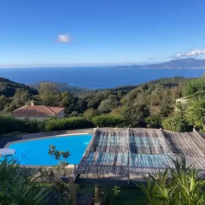 Charmante Maison Vue mer Panoramique à Coti-Chiavari