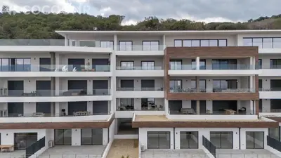 an image of an apartment building with balconies at La Vista - Climatisé vue mer in Grosseto-Prugna