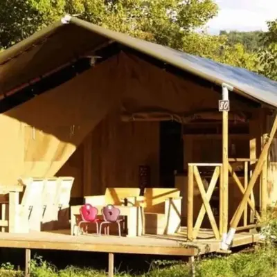 Tente Lodge pour 8 avec Terrasse à Sartène - API-1-52-1656