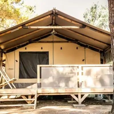 Tente Lodge avec Terrasse - 5 Pers