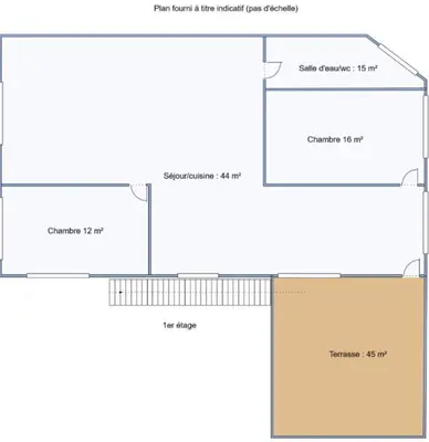 a schematic diagram of the experimental facility at Appartement avec grande terrasse in Viggianello
