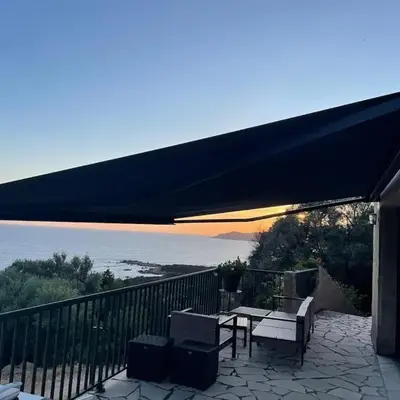 Corse villa sea view 180 AC 4 bedeooms sleeps 10