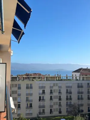 a view from the balcony of a building at T2 Cosy Centre Ajaccio in Ajaccio