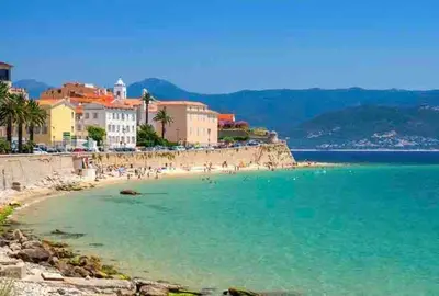 a beach in the town of dubrovnik in croatia at AJACCIO Hyper centre Fesch in Ajaccio