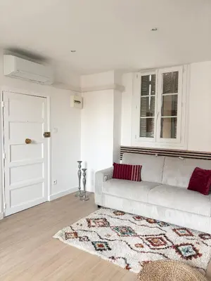 a kitchen with a sink and a counter top at Bienvenue chez vous ! in Ajaccio