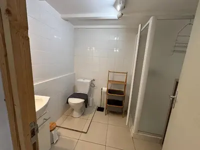 a bathroom with a toilet and a sink at U-Casone in Linguizzetta