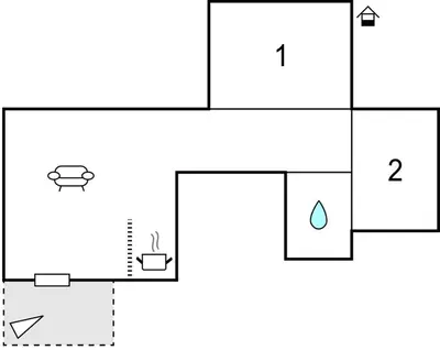 a block diagram of the process of converting a gas into electricity at Beautiful Apartment In Sollacaro in Sollacaro